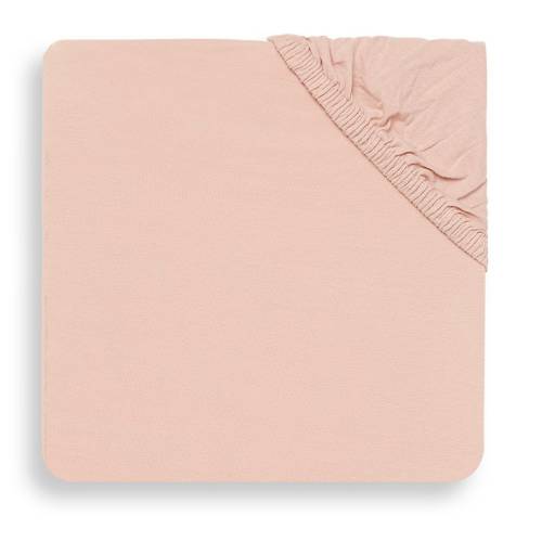 JOLLEIN Fitted Sheet Jersey 60x120 - Pale Pink